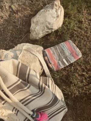 Grey Palm Bag