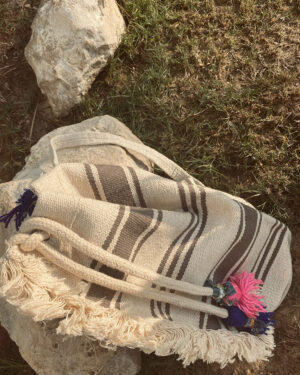 Grey Palm Bag