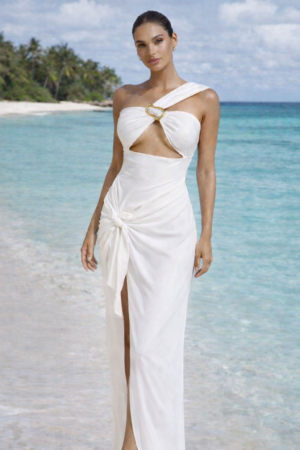 All in one white sarong